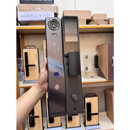 Khóa vân tay cửa gỗ DR-044(Face ID) - Ảnh 2