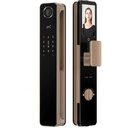 Khóa vân tay cửa gỗ DR-045(Face ID) - Ảnh 2