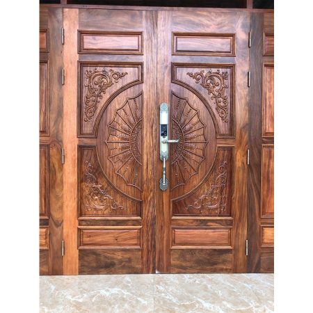 Khóa cửa vân tay tân cổ điển Kitos KT-C500 - Ảnh 2