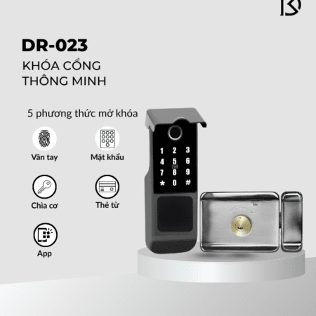 khóa thông minh cửa cổng dr-023