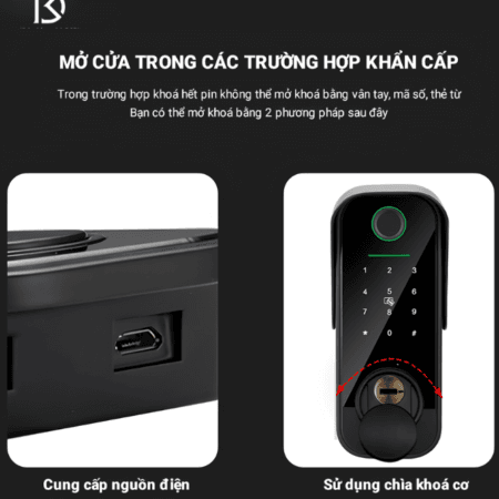 khóa thông minh cửa cổng dr-024 plus