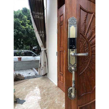 Khóa cửa vân tay tân cổ điển Kitos KT-C500 - Ảnh 4