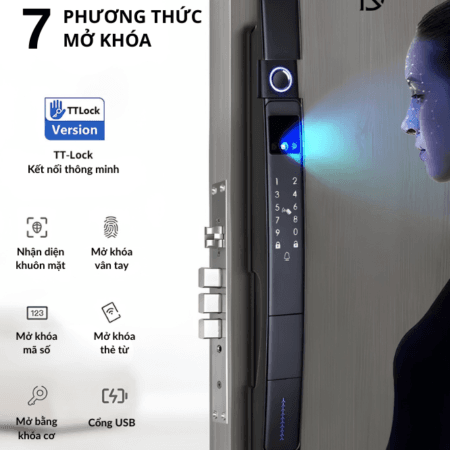 khóa nhận diện khuôn mặt thông minh dr-006