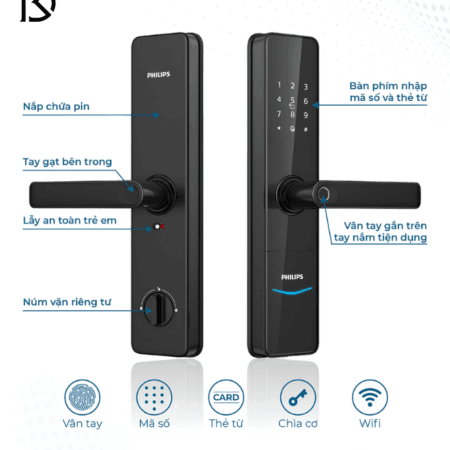 khóa thông minh Philips DDL603E