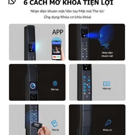 khóa thông minh nhận diện khuôn mặt dr-002