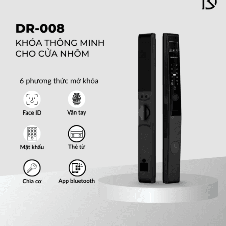 khóa thông minh nhận diện khuôn mặt dr-008