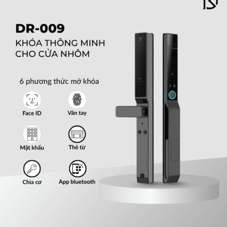 khóa thông minh nhận diện khuôn mặt dr-009