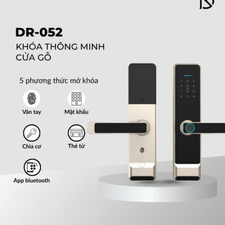 khóa thông minh vân tay dr-052