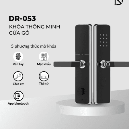 khóa thông minh vân tay dr-053