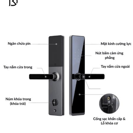 khóa vân tay thông minh dr-059