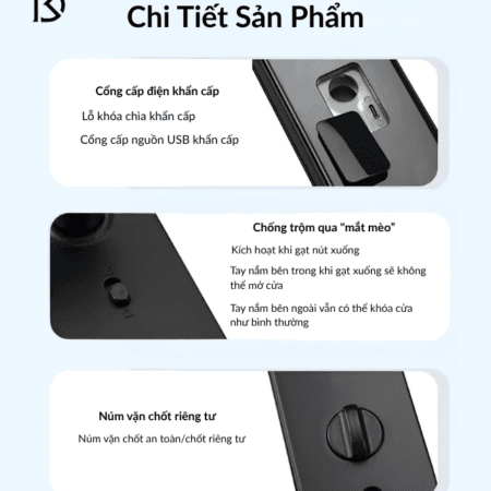 khóa thông minh vân tay dr-051