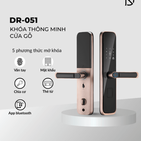 khóa thông minh vân tay dr-051