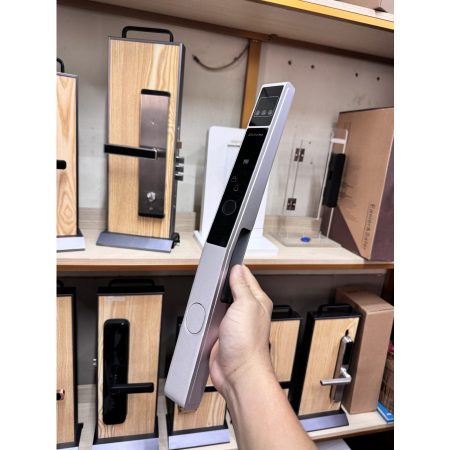Khoá vân tay tự động cửa nhôm DR-008 (Face ID) - Ảnh 3
