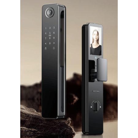 Khóa vân tay cửa gỗ DR-045(Face ID) - Ảnh 4