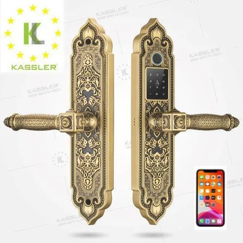 Khóa cửa vân tay đại sảnh KASSLER - KL919 PRO - COPPER