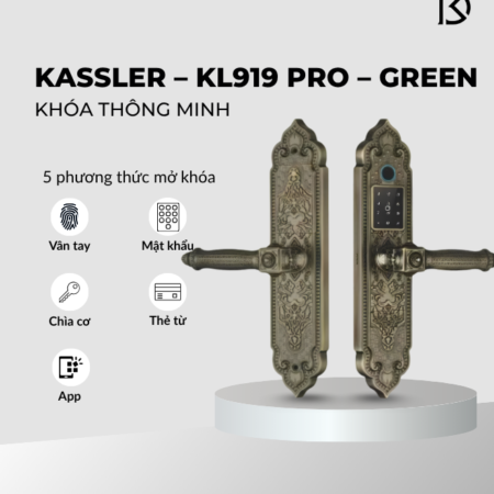 khóa cửa thông minh KASSLER KL919-PRO GREEN