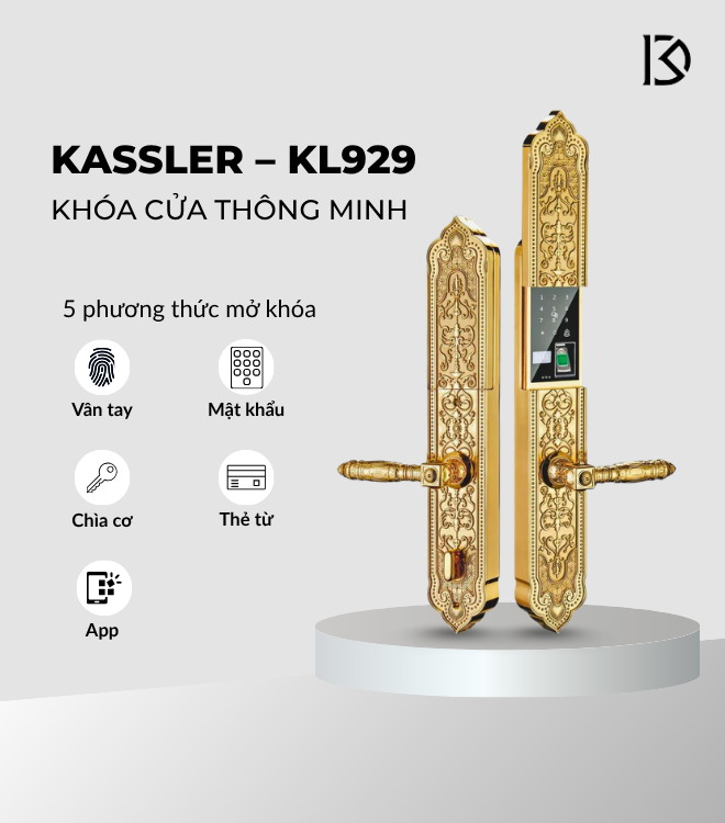 khóa cửa thông minh KASSLER – KL929