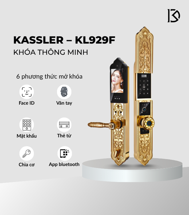 khóa cửa thông minh KASSLER – KL929F