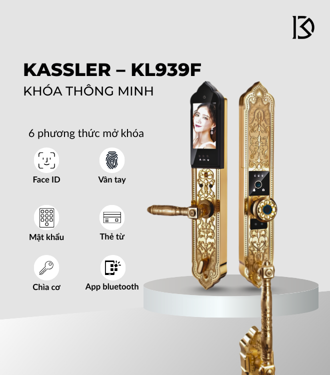 khóa cửa thông minh KASSLER – KL939F