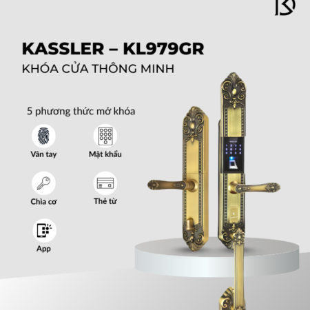 khóa cửa thông minh KASSLER - KL979GR