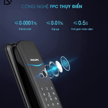 khóa thông minh PHILIPS DDL702E