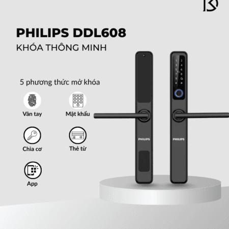 khóa thông minh Philips DDL608