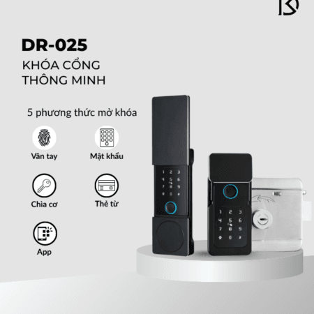 khóa cổng thông minh dr-025