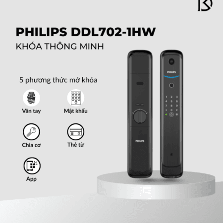 khóa thông minh Philips DDL702-1HW