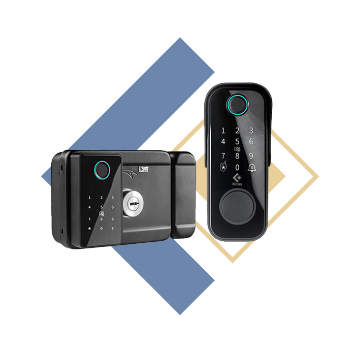Khóa cửa cổng thông minh KITOS KT DL04 PRO KIỂM SOÁT 2 CHIỀU