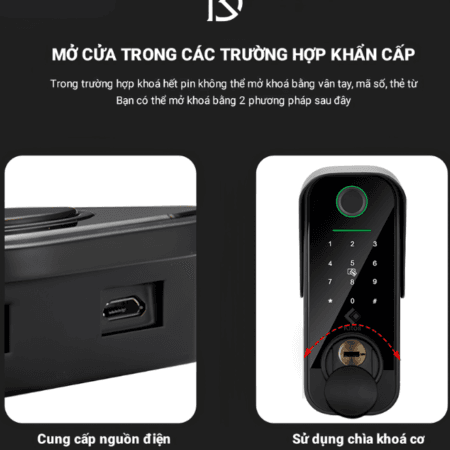 khóa cổng thông minh Kitos KT-DL03 Pro