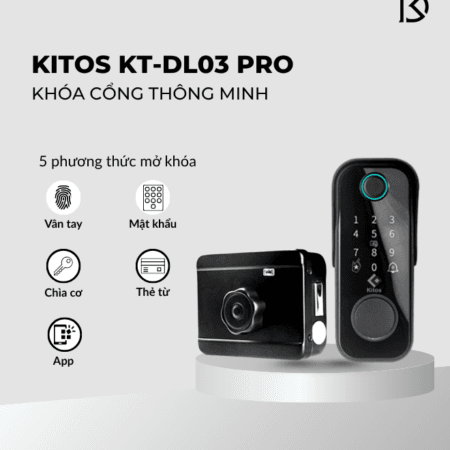 khóa cổng thông minh Kitos KT-DL03 Pro
