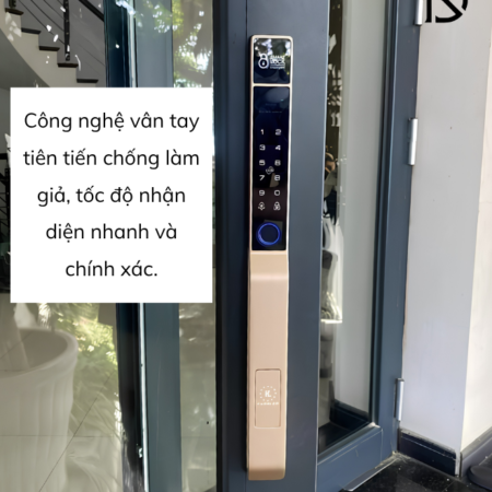 khóa cửa thông minh KASSLER – KL 599 PRO CHAMPAGNE GOLD