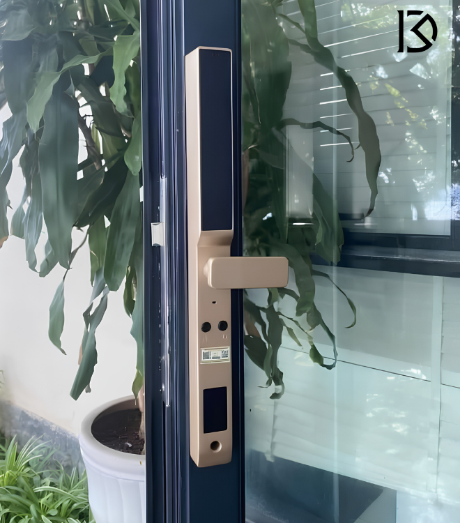 khóa cửa thông minh KASSLER – KL 599 PRO CHAMPAGNE GOLD