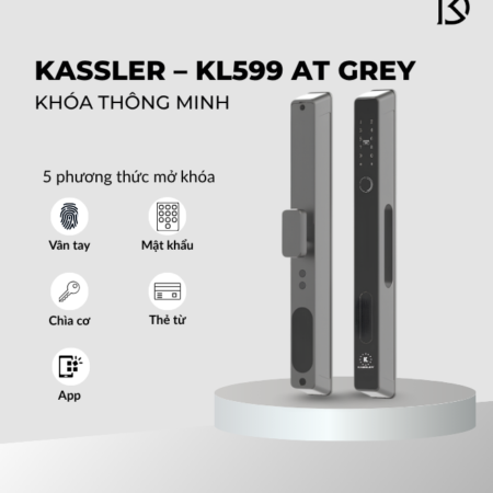 khóa cửa thông minh KASSLER – KL599 AT GREY