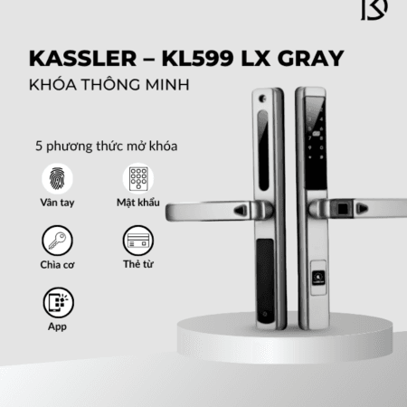 khóa cửa thông minh KASSLER – KL599 LX GRAY