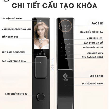 khóa thông minh KITOS KT X8