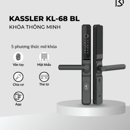 khóa cửa thông minh Kassler KL-68 BL