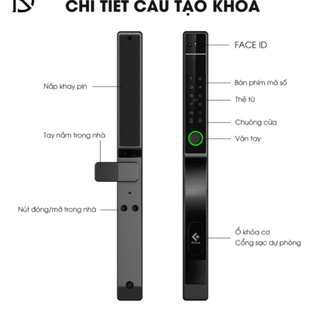 khóa thông minh Kitos ALS5 Face ID