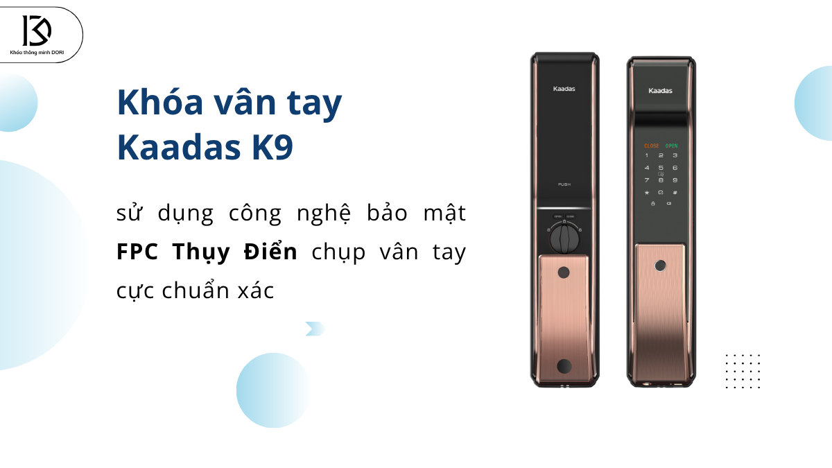 Khóa vân tay Kaadas K9