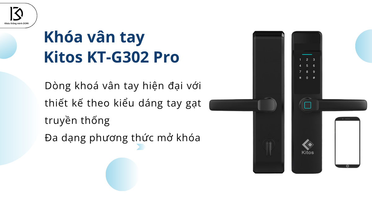 Khóa vân tay Kitos KT-G302 Pro