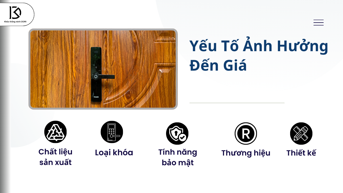 Yếu Tố Ảnh Hưởng Đến Giá Ổ Khóa Cửa Gỗ Cao Cấp