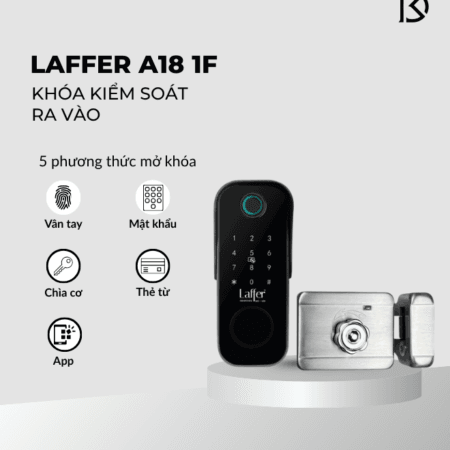 khóa thông minh kiểm soát ra vào Laffer A18 1F