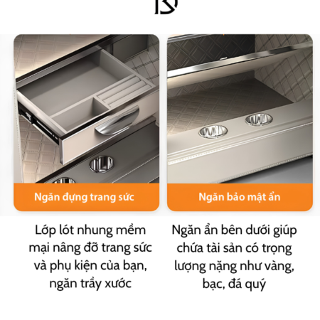 két sắt thông minh bọc da Laffer LD