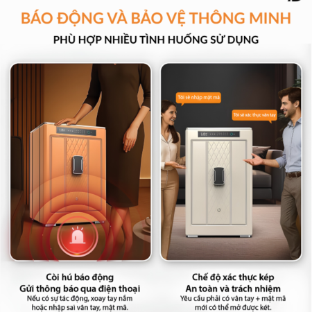 két sắt thông minh bọc da Laffer LD
