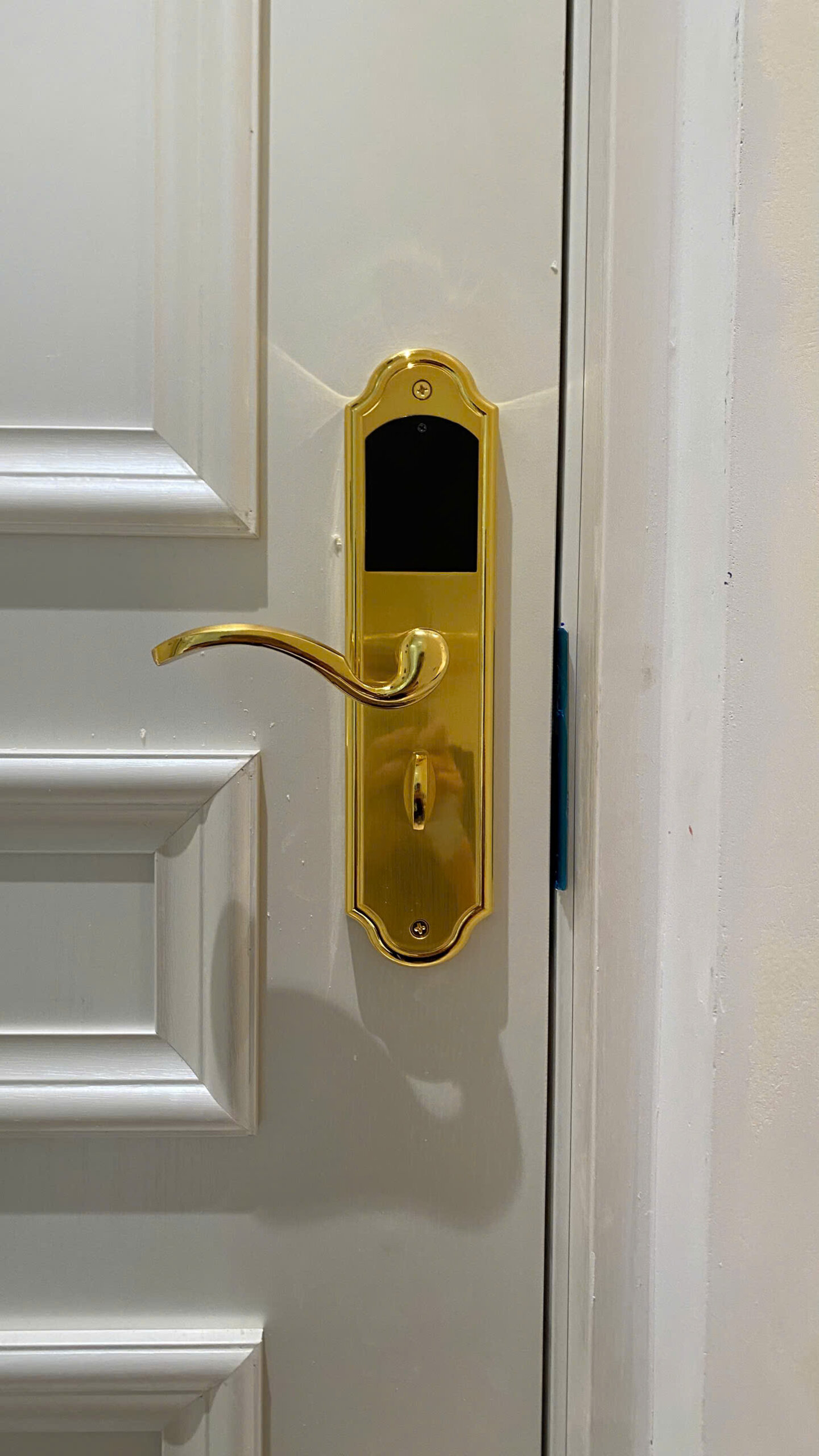 Khóa cửa khách sạn Laffer DSH802 màu đồng sang trọng