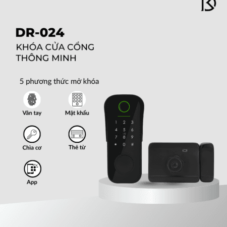 khóa cổng thông minh dr-024
