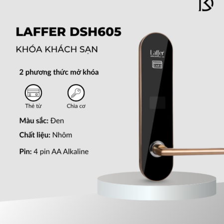 khóa khách sạn Laffer DSH605