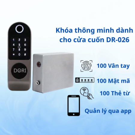 4 Chức năng của khóa vân tay cửa cuốn