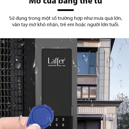 khóa cổng thông minh Laffer A18 Pro 2026