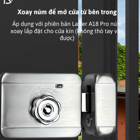 khóa cổng thông minh Laffer A18 Pro 2026